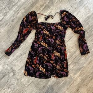 Forever 21 Black Floral Dress